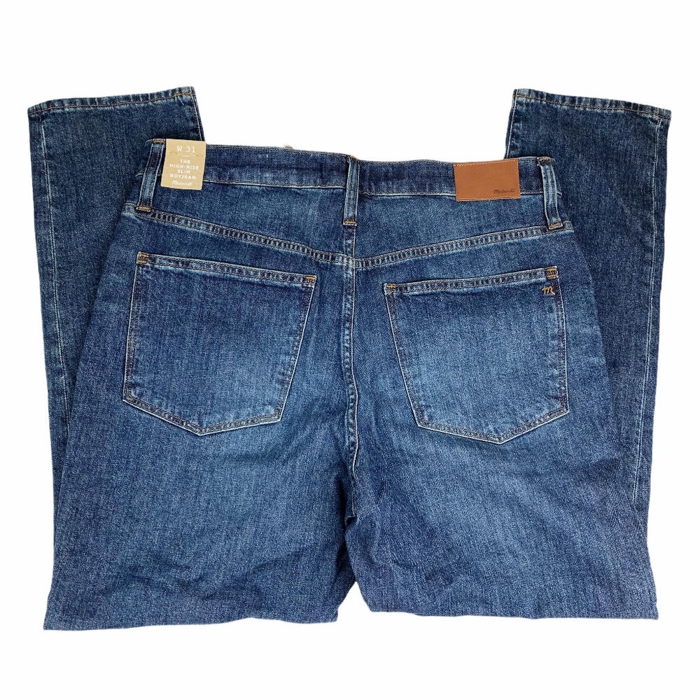 NEW Madewell High-Rise Slim Boyjean: Eco Edition - Picture 6 of 12